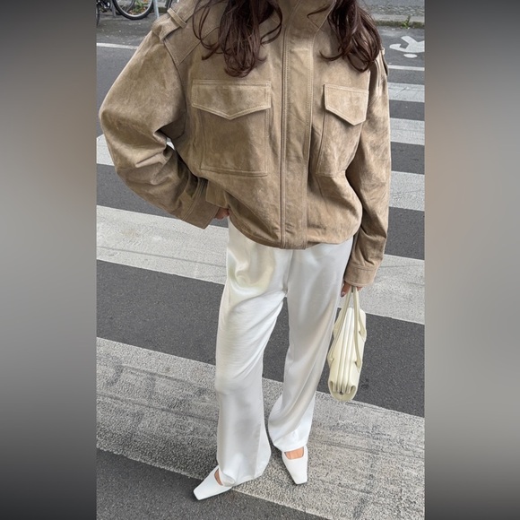 Suede leather jacket - Picture 2 of 15